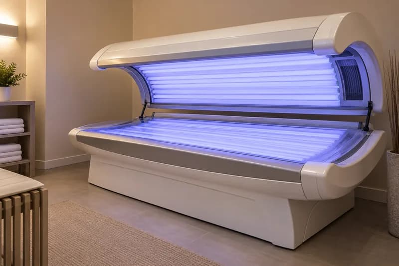 Spațiu interior pentru ședințe de bronzare la solar