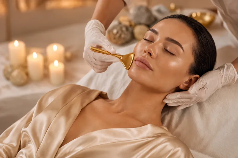Interior liniștit de spa și wellness